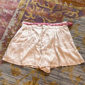 Zara satin shorts
